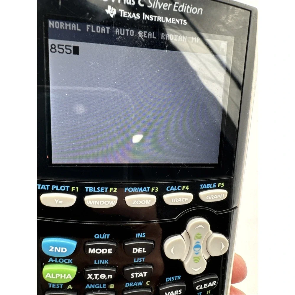 TI-84 Plus C Silver Edition Graphing Calculator new battery,‎ works well